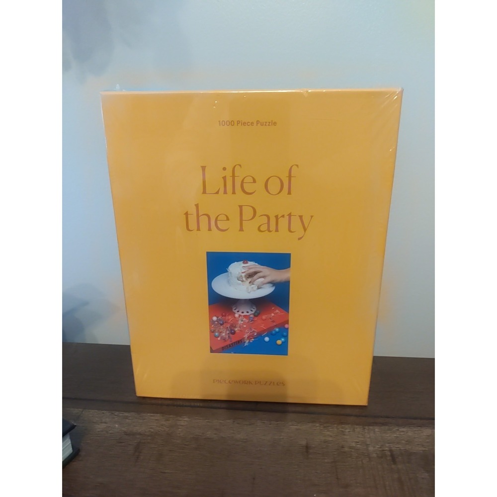 Piecework  Life Of The Party 1000 Piece 19.25x26.6 Jigsaw Cake Puzzle